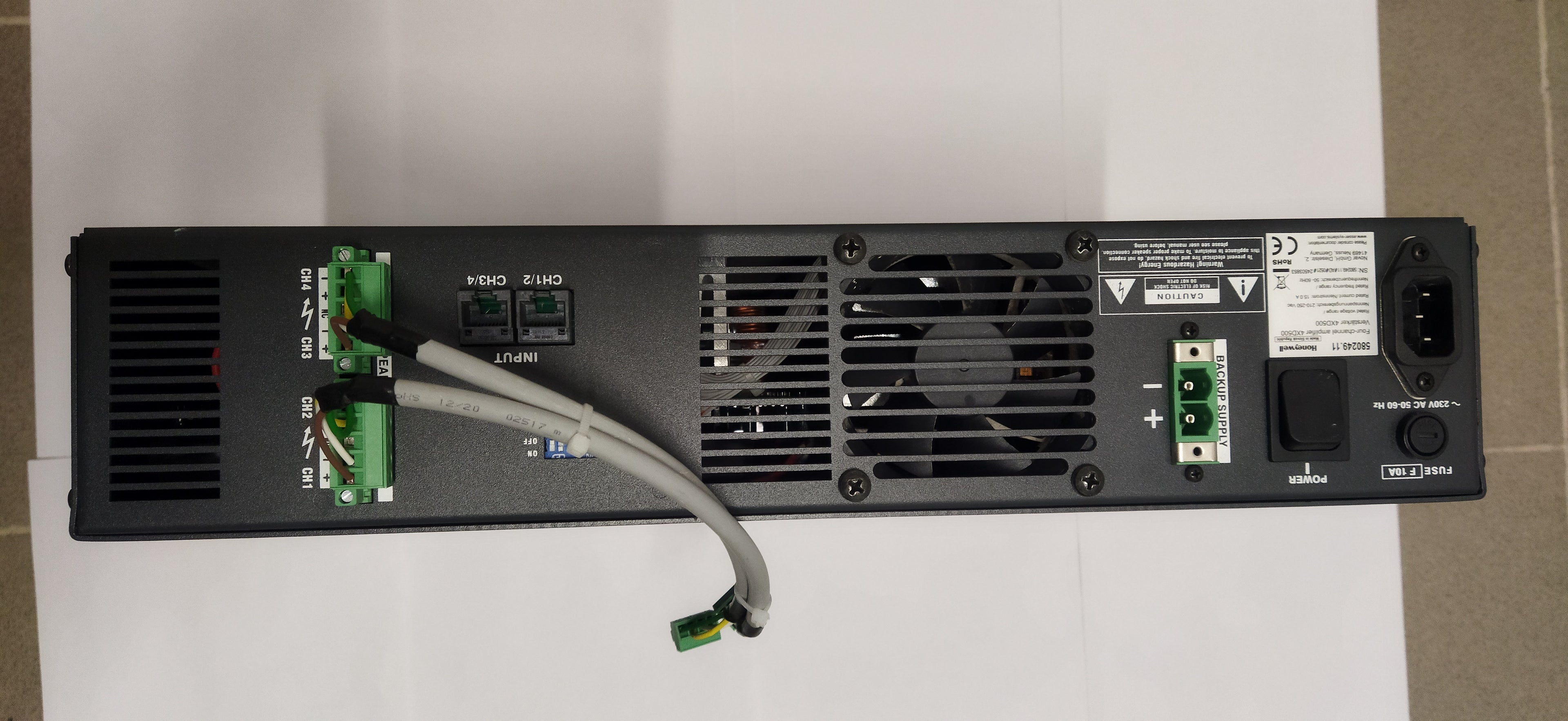 Honeywell 4XD500 – Four-Channel Power Amplifier