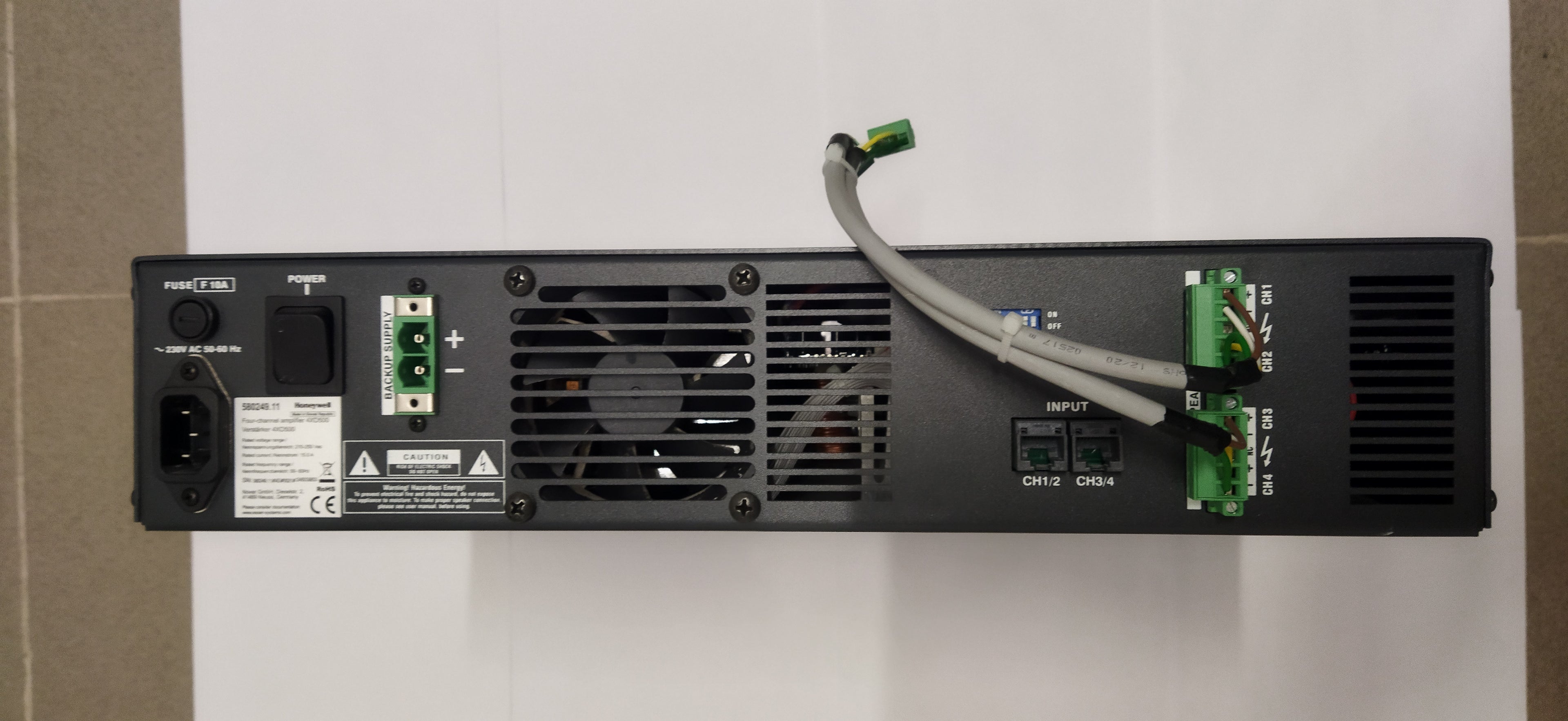 Honeywell 4XD500 – Four-Channel Power Amplifier