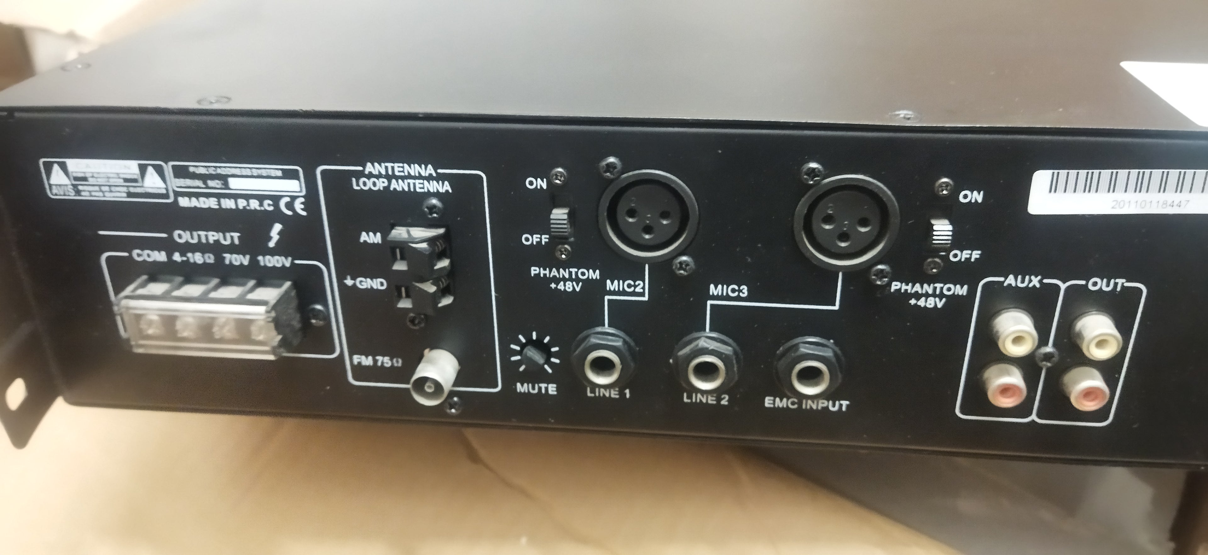 RS AUDIO DPA-200 Mixer Amplifier with tuner