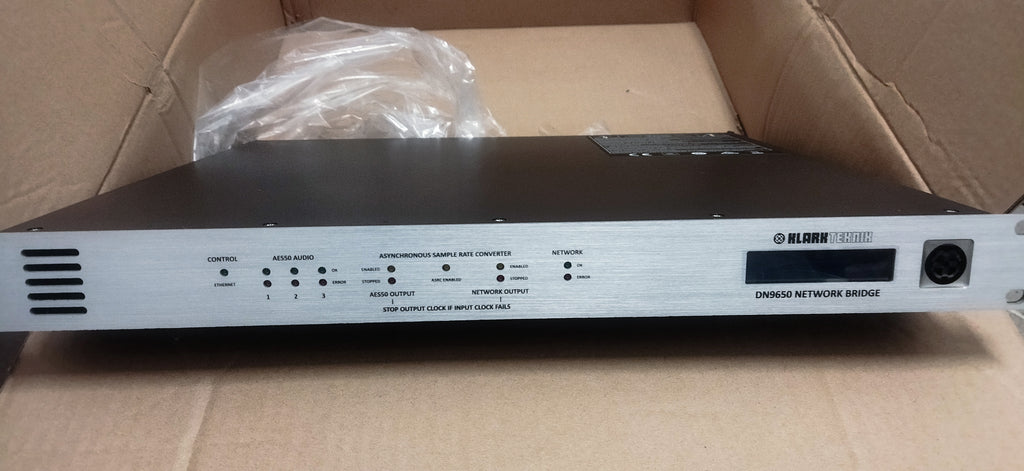 Klark Teknik DN9650 Digital Audio Network Bridge