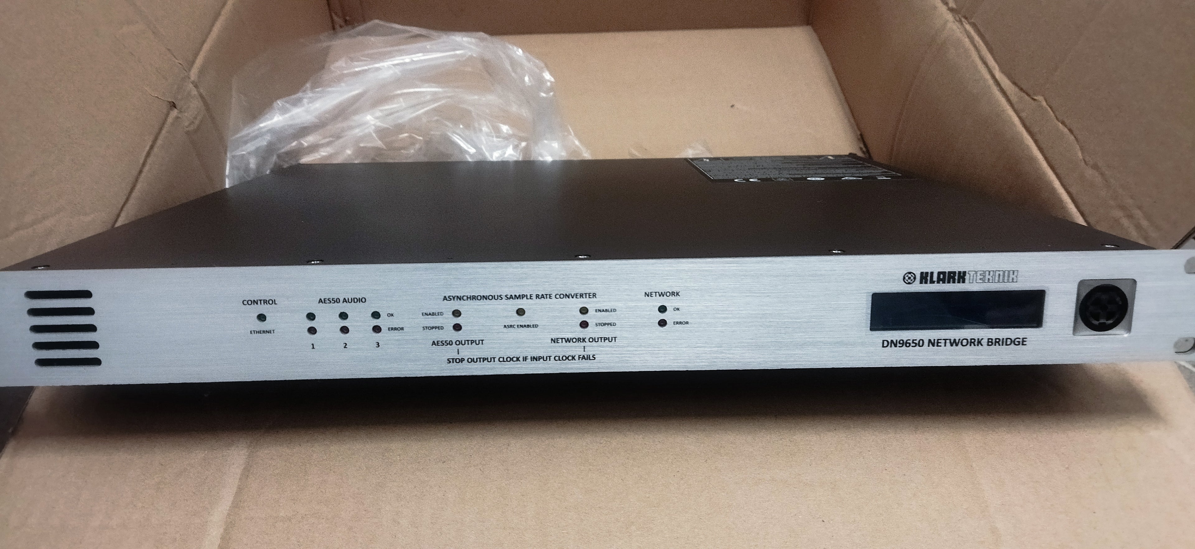 Klark Teknik DN9650 Digital Audio Network Bridge