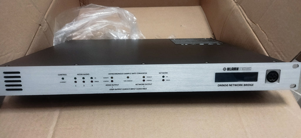Klark Teknik DN9650 Digital Audio Network Bridge