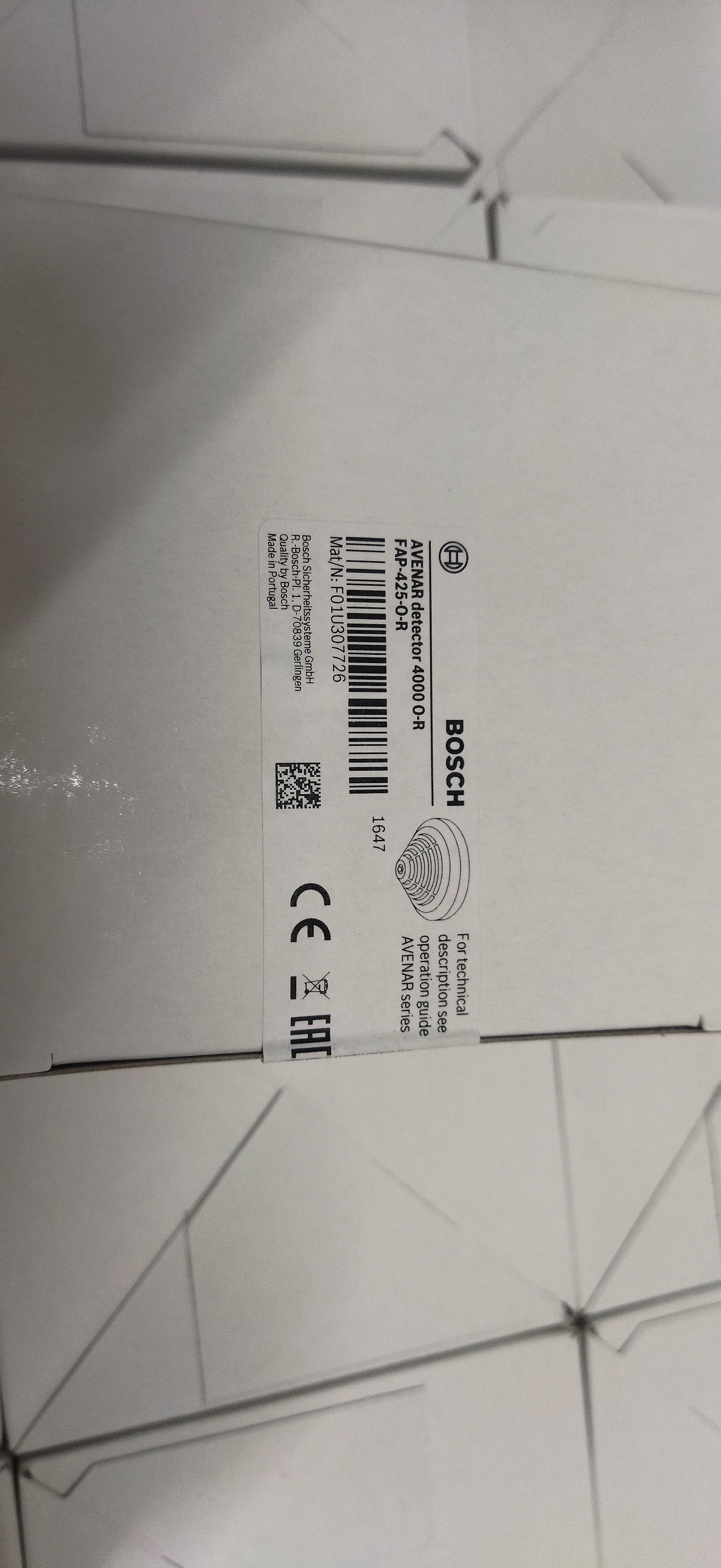Bosch AVENAR Detector 4000FAP-425-O-R