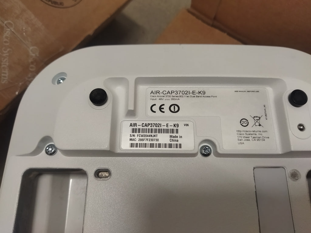 Access point Cisco AIR-CAP3702I-E-K9
