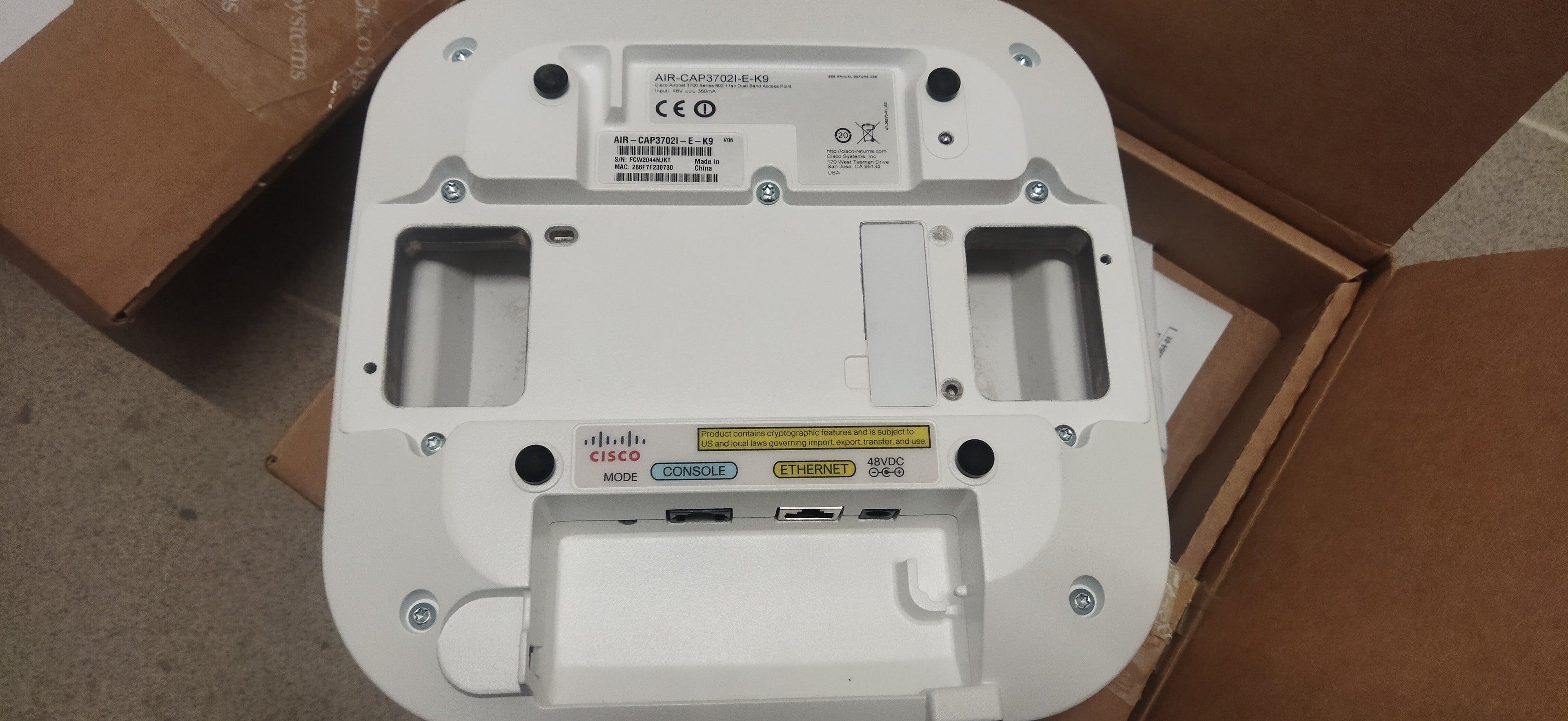 Access point Cisco AIR-CAP3702I-E-K9