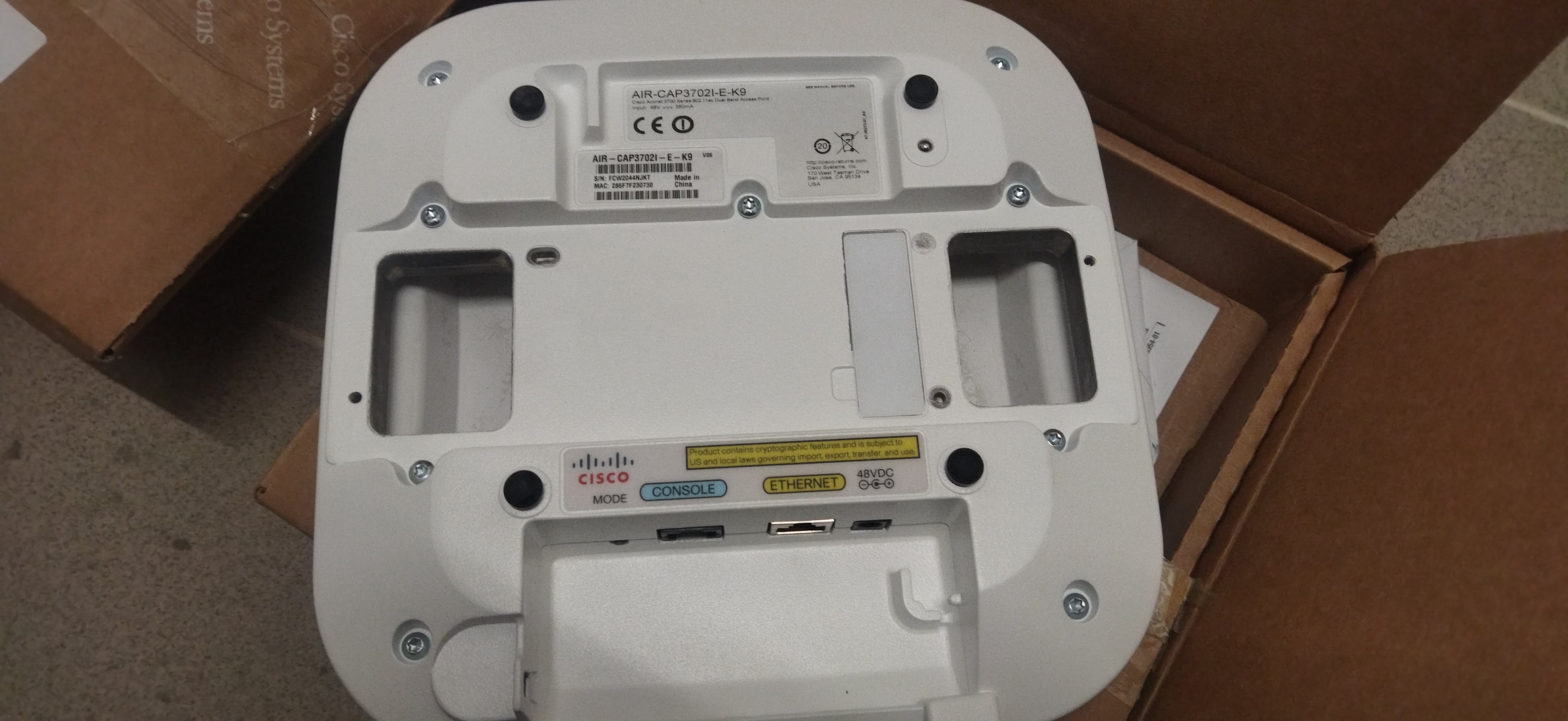 Access point Cisco AIR-CAP3702I-E-K9